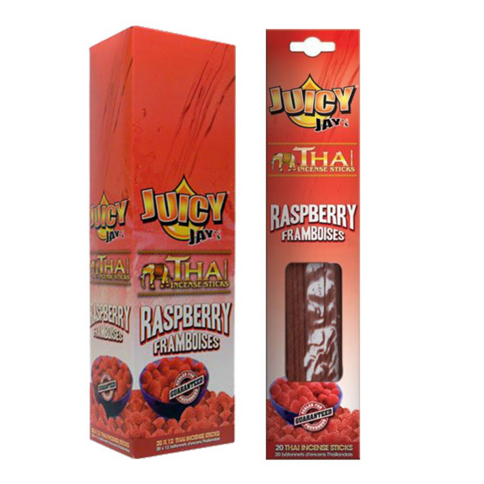 Juicy Jay Incenses 20ct x 12pks Raspberry