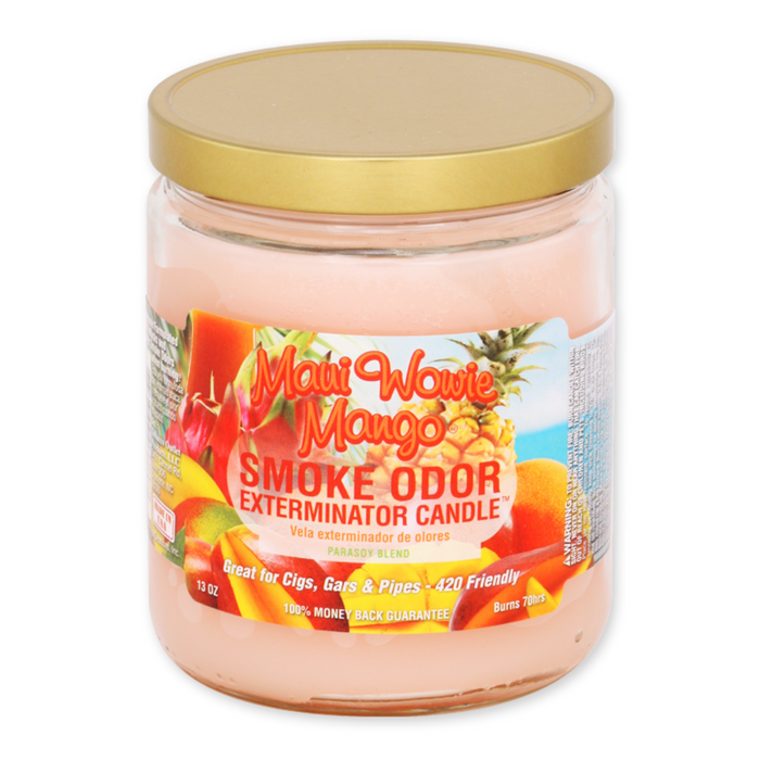 Smoke Odor Exterminator Candle 13oz Jar- Maui Waui Mango