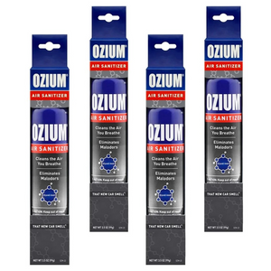 Ozium Sprays 3.5oz x 4ct New Car