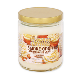 Smoke Odor Exterminator Candle 13oz Jar- Creamy Vanilla