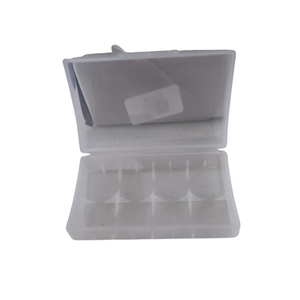 Clear Plastic Battery Storage Case Holds 18650 Batteries