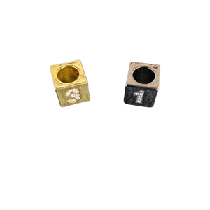 Small Cigarette Holder Diamond Numbers Assorted Gold & Silver