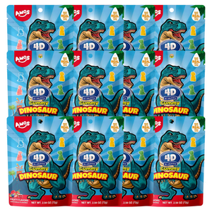 Amos 4D Gummies Dinosaurs 7oz