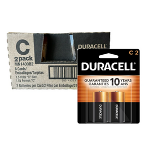 Duracell C Batteries 2-Pack