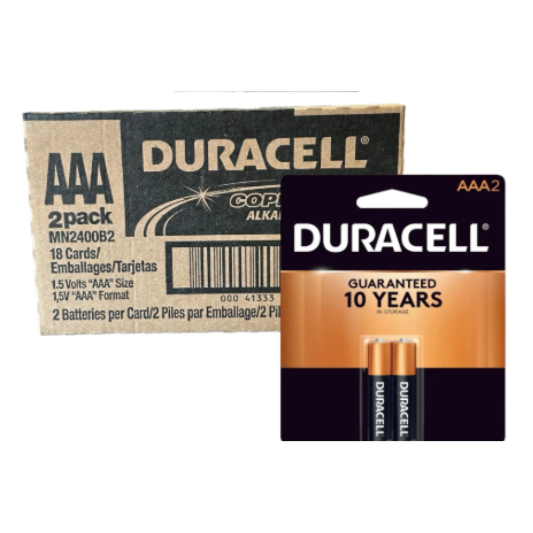Duracell AAA Batteries 2-Pack – Green Caviar Club