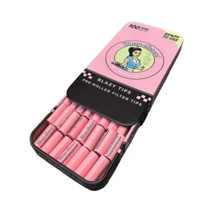 Blazy Susan Pink Pre Rolled Filter Tips 100ct/Tin