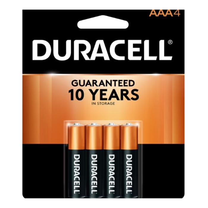 Duracell AAA Batteries 4-Pack