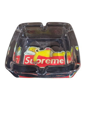 Fashion Homer Simpson Sleeping on top of Supreme Logo Box