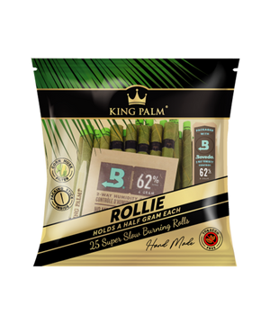KING PALM ROLLIES – 25 ROLLS