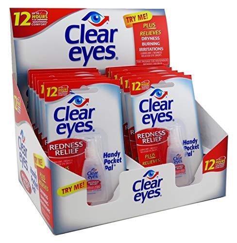 CLEAR EYES REDNESS RELIEF EYE DROPS 12 PACK
