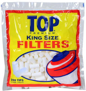 TOP PREMIUM FILTER TIPS KING SIZE (18MM)