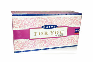SATYA INCENSE PACK OF 12 180 GRAMS FOR YOU