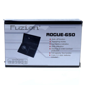 FUZION DIGITAL POCKET SCALE ROGUE-650G X 0.1G