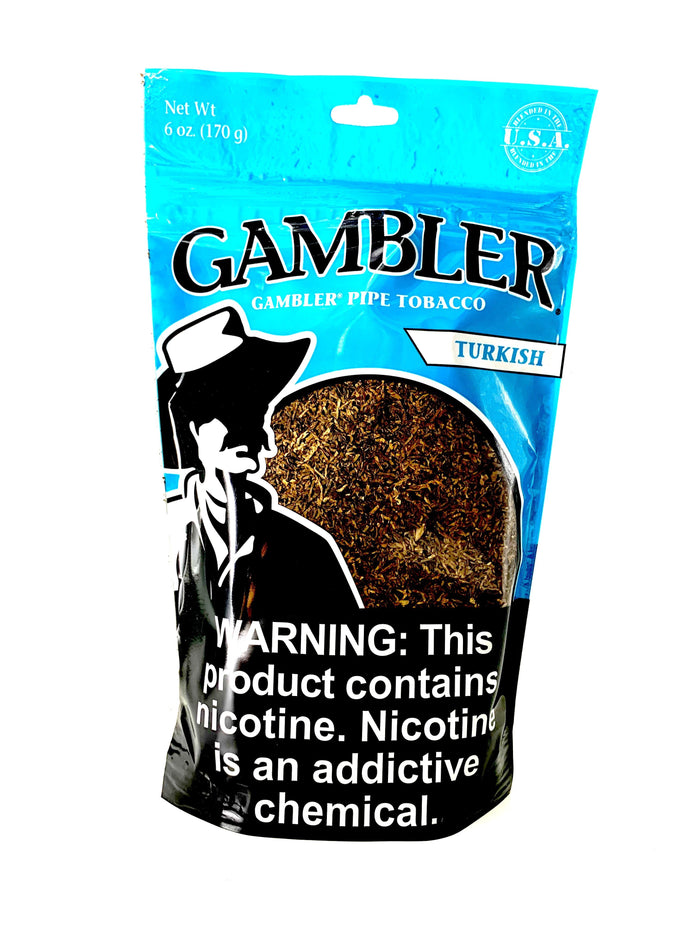 Gambler Pipe Tobacco Turkish 6oz