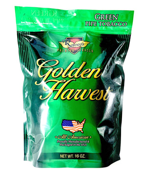 Golden Harvest Pipe Tobacco Mint Blend  16oz