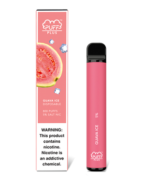PUFF PLUS DISPOSABLE DEVICE GUAVA ICE