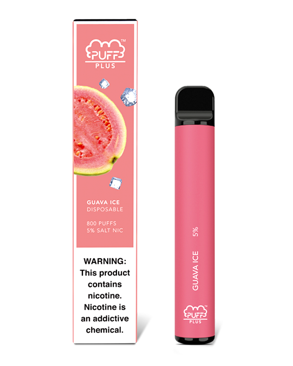 PUFF PLUS DISPOSABLE DEVICE GUAVA ICE