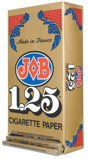 JOB ROLLING PAPERS 1.25 GUMMED 24 BOOKS OF 24 LEAVES
