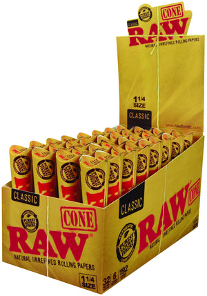 RAW CLASSIC PRE ROLLED 1 1/4 CONES