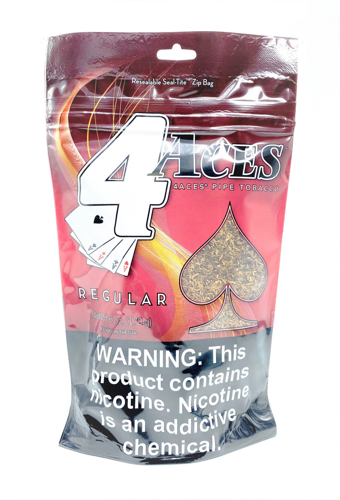 4 Aces Pipe Tobacco Regular (Red) 6oz