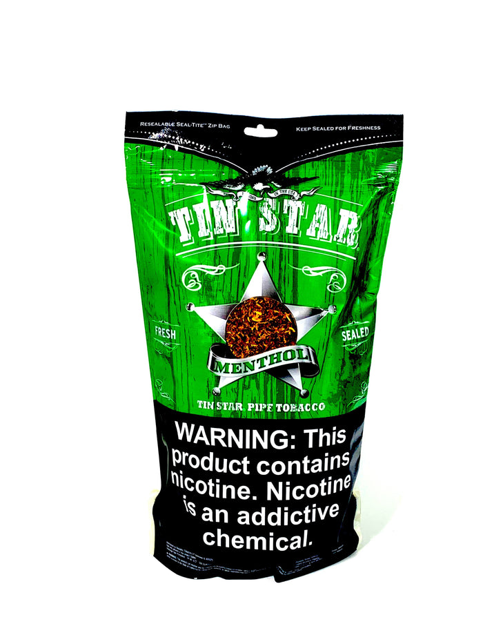 Tin Star Pipe Tobacco Menthol 8oz