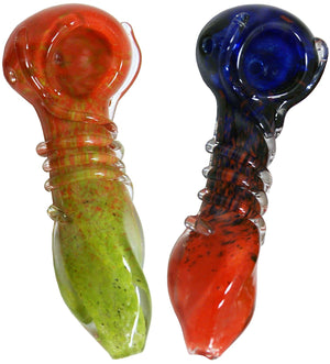 4" Mix Frit Pipe w/ Rings - XQ102