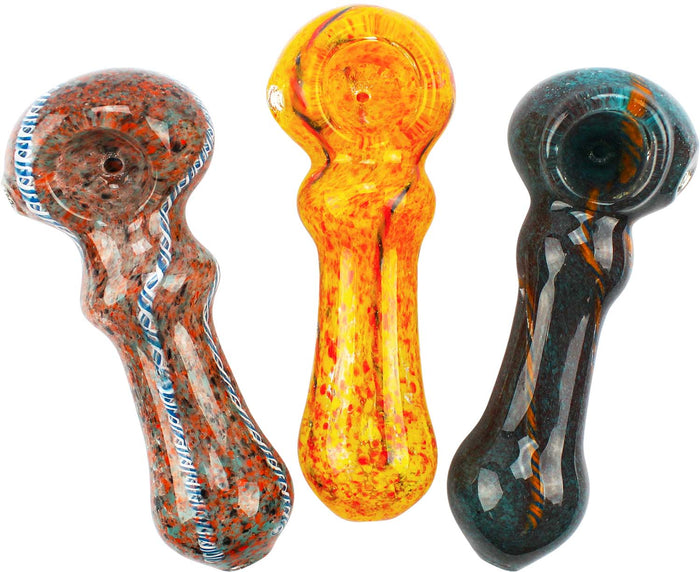 4" Mult-Colored Frit Pipe - XQ157