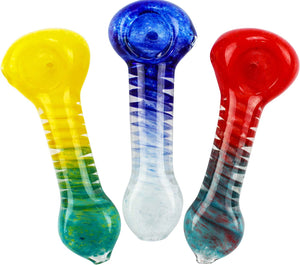 4" Multi-Colored Swirl Pipe - XQ166