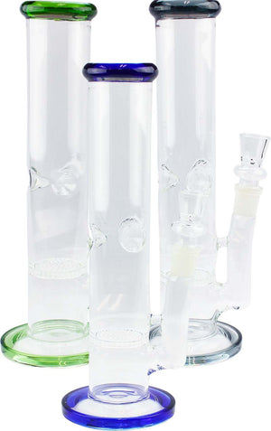 12.5" Honeycomb Disc Water Pipe w/ Ice Catcher - XWI18