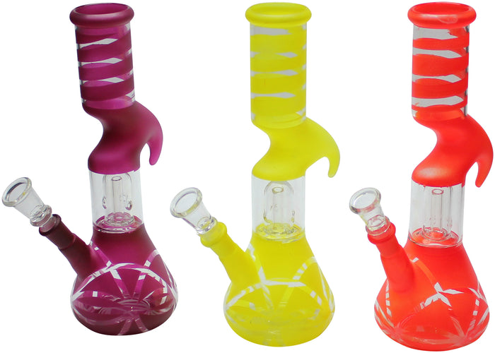 10" Single Perc WP w/ Bend (Frosted Colors) - XWPS47