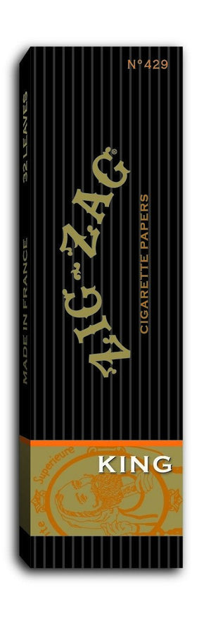 ZIG ZAG ROLLING PAPERS KING SIZE 24 BOOKS OF 32 LEAVES