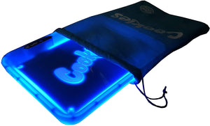 COOKIES MULTI COLOR LED GLOW ROLLING TRAY - BLUE
